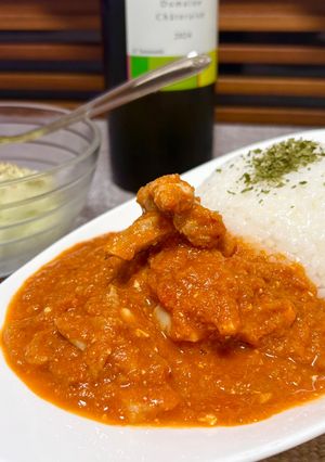 バーミックスで作る、バターチキンカレー-レシピのメイン写真