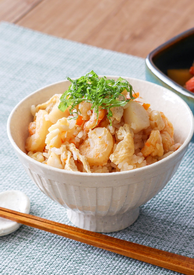エビとイカの炊き込みご飯-レシピのメイン写真
