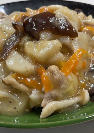 腸すっきり!きのこたっぷり五目あんかけごはん-レシピのメイン写真