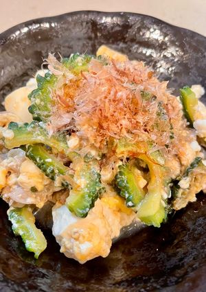 ゴーヤチャンプル♡お豆腐たっぷりヘルシー♡絶品-レシピのメイン写真
