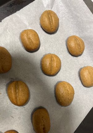 カフェオレコーヒー豆クッキー　-レシピのメイン写真
