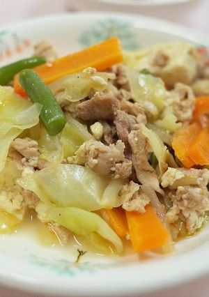 【保育園給食】カレーチャンプルー-レシピのメイン写真