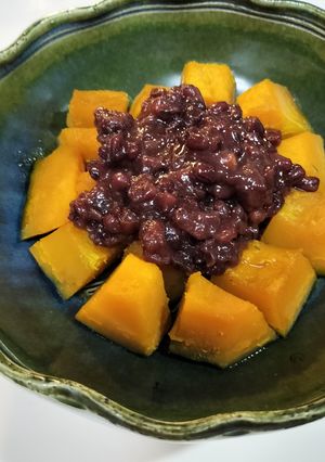 ゆであずき缶で簡単！かぼちゃのいとこ煮-レシピのメイン写真