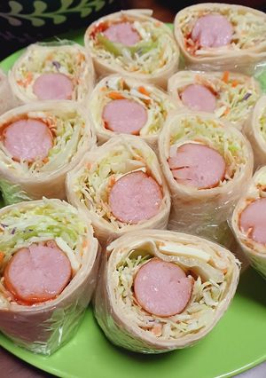 簡単シャウエッセンのトルティーヤ巻き-レシピのメイン写真