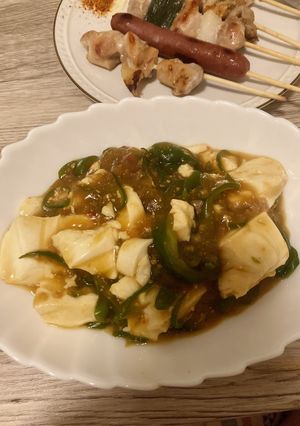 ひき肉なし！ピーマン麻婆豆腐炒め-レシピのメイン写真