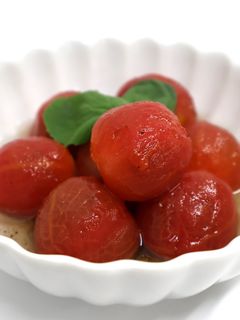 こんぶでまろやか♪ミニトマトのマリネ-レシピのメイン写真