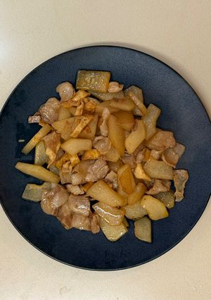 冬瓜と豚肉の中華風炒め-レシピのメイン写真