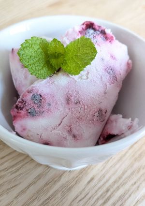 ベリーチーズケーキ風アイス-レシピのメイン写真
