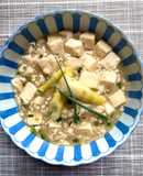 ハラペーニョで夏の白い麻婆豆腐
