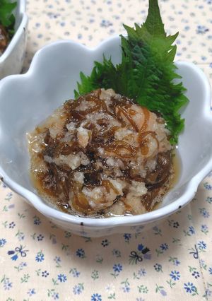 もずくの梅おろし和え-レシピのメイン写真