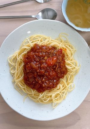 プチトマトのミートソースパスタ♪-レシピのメイン写真