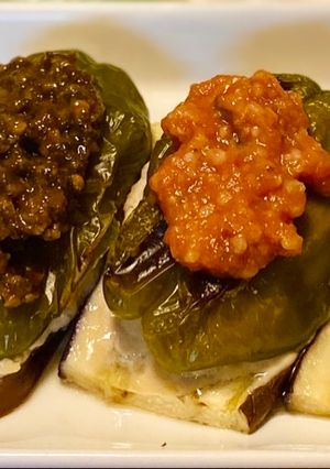 なすのピーマン肉詰め-レシピのメイン写真