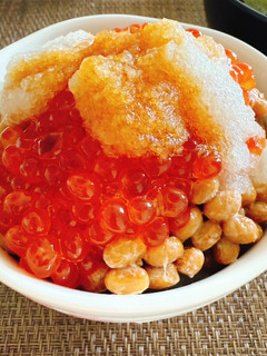 カサ増し😅いくら納豆丼-レシピのメイン写真