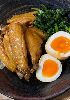 手羽中の黒酢さっぱり煮-レシピのメイン写真