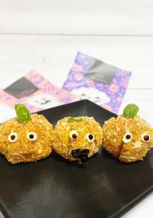 【ポリ袋で簡単】揚げないかぼちゃコロッケ-レシピのメイン写真