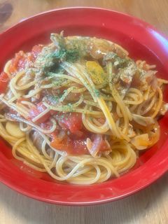 豚肉のトマトパスタ-レシピのメイン写真