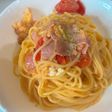ミニトマトのカルボナーラ🍅