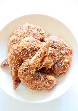 カリッジュワッ【手羽先揚げ（甘辛たれ）】-レシピのメイン写真