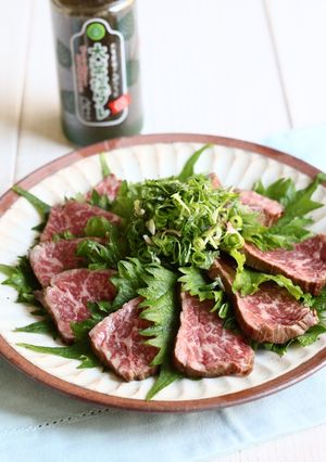 大葉たっぷり和風ローストビーフ-レシピのメイン写真