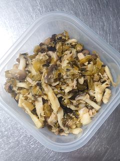 高菜漬けとツナときのこの炒め物-レシピのメイン写真