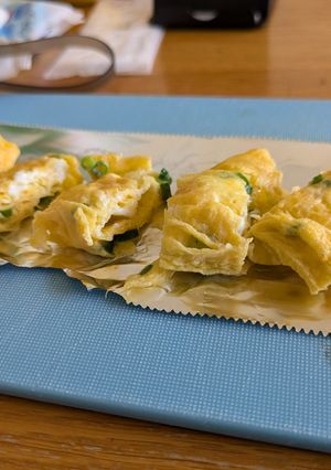 簡単に!ねぎだし巻きたまご-レシピのメイン写真
