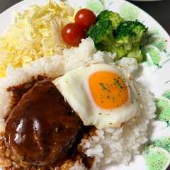 รูปของ ロコモコ丼