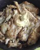 イシスキで真鯛のアラの塩焼きのタパス