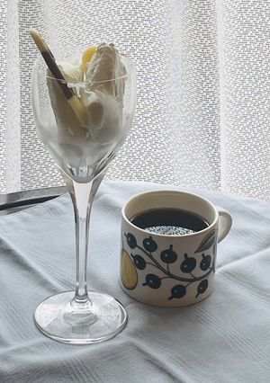 簡単　ココナッツヨーグルトシャーベット♡-レシピのメイン写真