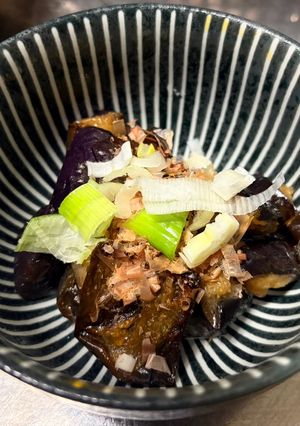 薬味で楽しむ　副菜の定番揚げナスのポン酢和え-レシピのメイン写真
