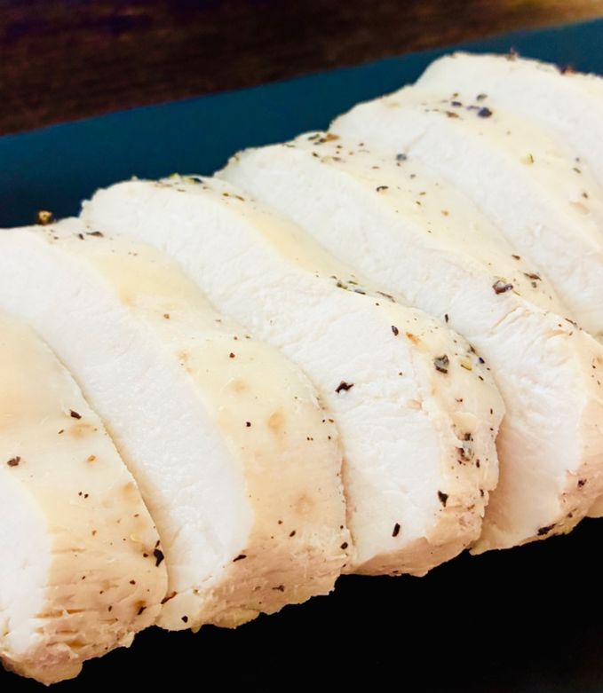 簡単しっとり鶏むね肉のサラダチキン風🐥-レシピのメイン写真
