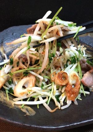 コスパ◎節約レシピ･【豆苗もやし炒め」-レシピのメイン写真