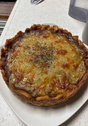 卵不要！パン耳で作るカレーキッシュ！-レシピのメイン写真