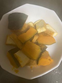 簡単、カボチャと厚揚げの煮物-レシピのメイン写真