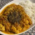 バターチキンハンバーグカレー