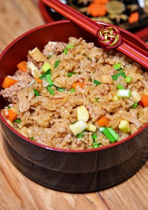 野菜たっぷり中華風炊き込みご飯-レシピのメイン写真