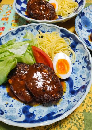 煮込みハンバーグ-レシピのメイン写真