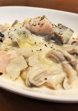 鮭のクリーム煮 QC-レシピのメイン写真