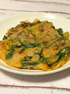 にらとキムチのチヂミ-レシピのメイン写真