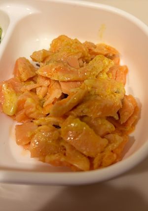 幼児食☆1歳半~鮭のカレーマヨ焼き-レシピのメイン写真