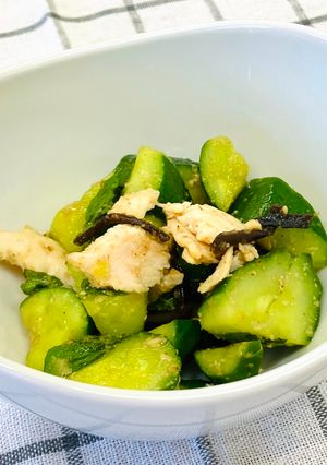 たたき胡瓜の塩昆布和え-レシピのメイン写真