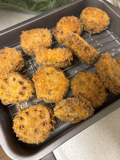 合い挽き肉団子 れんこんはさみ揚げ-レシピのメイン写真