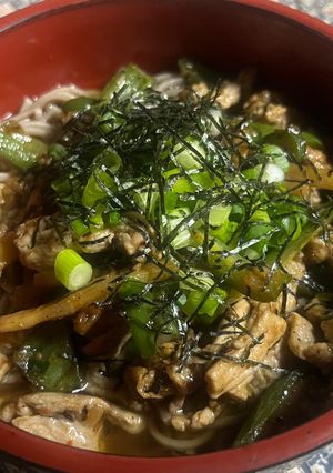 青椒肉絲ぶっかけそば-レシピのメイン写真