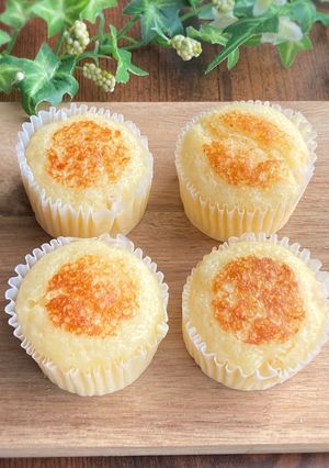 クリームチーズとHMでふわふわ蒸しケーキ-レシピのメイン写真
