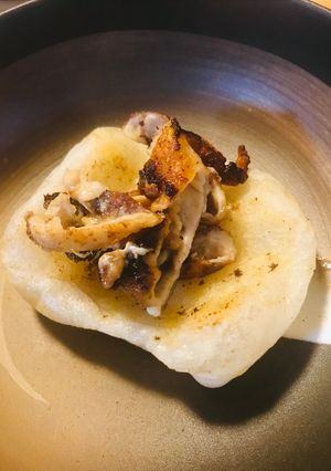 鶏皮&きりもちのいっしょ焼き-レシピのメイン写真