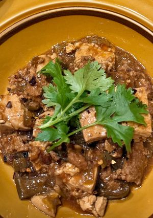 ホットクックで辛くない麻婆茄子豆腐-レシピのメイン写真