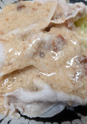 豚しゃぶ梅とろろぶっかけ-レシピのメイン写真