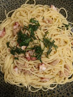タコとツナのパスタ-レシピのメイン写真