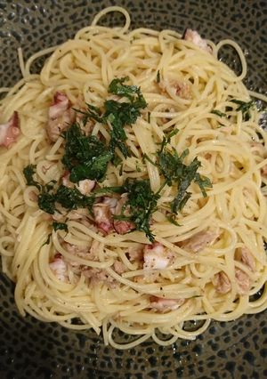 タコとツナのパスタ-レシピのメイン写真