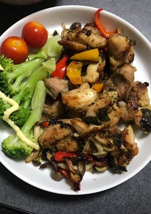 バジルチキン　覚えがき-レシピのメイン写真
