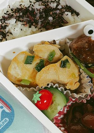 とり胸肉のとり野菜みそ漬け焼 お弁当-レシピのメイン写真